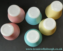 Load image into Gallery viewer, 1950s Pyrex Gaeity Pastel Ramekin Cups or Custard Cups
