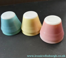 Load image into Gallery viewer, 1950s Pyrex Gaeity Pastel Ramekin Cups or Custard Cups
