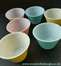 Load image into Gallery viewer, 1950s Pyrex Gaeity Pastel Ramekin Cups or Custard Cups
