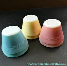 Load image into Gallery viewer, 1950s Pyrex Gaeity Pastel Ramekin Cups or Custard Cups
