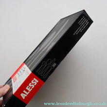 Load image into Gallery viewer, SIX BOXED SETS of ALESSI Nuovo Milano Cutlery. 4 Pieces (Knife, Fork, Spoon and Teaspoon) (24 Pieces)
