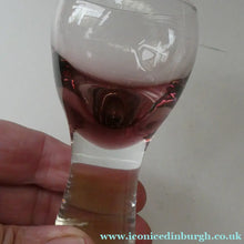 Load image into Gallery viewer, Set of Six Small Liqueur or Shot Glass Canisbay Caithness Purple Heather Shade
