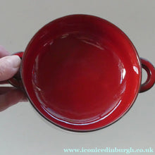 Load image into Gallery viewer, SIX RARE Villeroy &amp; Boch SOUP BOWLS. 1980s Granada Design with Red Glaze 
