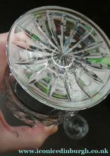 Load image into Gallery viewer, Set of SIX Matching Cut Crystal Brandy Glasses. Height 4 1/4 inches
