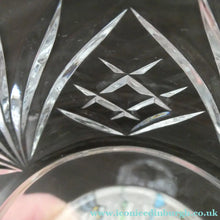 Load image into Gallery viewer, Set of SIX Matching Cut Crystal Brandy Glasses. Height 4 1/4 inches
