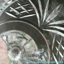 Load image into Gallery viewer, Set of SIX Matching Cut Crystal Brandy Glasses. Height 4 1/4 inches
