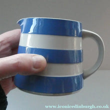 Load image into Gallery viewer, Small 1960s Judith Onions TG Green Cornishware Milk Jug or Creamer. 3 1/8 inches
