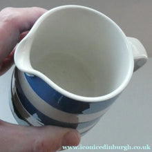 Load image into Gallery viewer, Small 1960s Judith Onions TG Green Cornishware Milk Jug or Creamer. 3 1/8 inches
