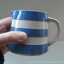 Load image into Gallery viewer, Small 1960s Judith Onions TG Green Cornishware Milk Jug or Creamer. 3 1/8 inches
