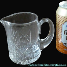 Load image into Gallery viewer, Small Edinburgh Crystal Whisky Water Jug or Cream Jug: IONA Pattern
