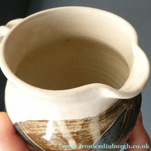 Load image into Gallery viewer, 1986 Scottish STUDIO POTTERY Jug by Irma Demianczuk. Decorated with Cats and Mouse Motifs

