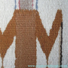 Load image into Gallery viewer, Vintage North American Folk Art Textile. Mid Century Navojo Yei Rug or Wall Hanging
