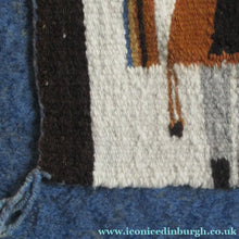 Load image into Gallery viewer, Vintage North American Folk Art Textile. Mid Century Navojo Yei Rug or Wall Hanging
