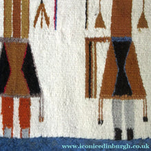 Load image into Gallery viewer, Vintage North American Folk Art Textile. Mid Century Navojo Yei Rug or Wall Hanging
