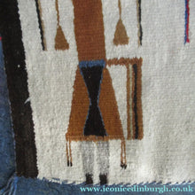 Load image into Gallery viewer, Vintage North American Folk Art Textile. Mid Century Navojo Yei Rug or Wall Hanging
