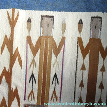 Load image into Gallery viewer, Vintage North American Folk Art Textile. Mid Century Navojo Yei Rug or Wall Hanging

