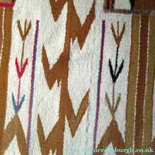 Load image into Gallery viewer, Vintage North American Folk Art Textile. Mid Century Navojo Yei Rug or Wall Hanging
