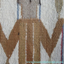 Load image into Gallery viewer, Vintage North American Folk Art Textile. Mid Century Navojo Yei Rug or Wall Hanging
