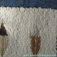 Load image into Gallery viewer, Vintage North American Folk Art Textile. Mid Century Navojo Yei Rug or Wall Hanging
