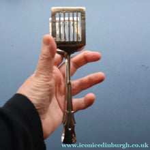 Load image into Gallery viewer, SOLID SILVER with London Hallmark (1906). Edwardian Antique Asparagus Tongs or Pastry Servers

