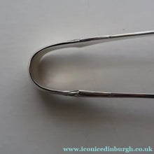 Load image into Gallery viewer, SOLID SILVER with London Hallmark (1906). Edwardian Antique Asparagus Tongs or Pastry Servers
