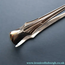 Load image into Gallery viewer, SOLID SILVER with London Hallmark (1906). Edwardian Antique Asparagus Tongs or Pastry Servers
