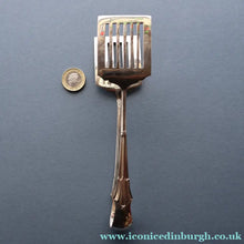 Load image into Gallery viewer, SOLID SILVER with London Hallmark (1906). Edwardian Antique Asparagus Tongs or Pastry Servers
