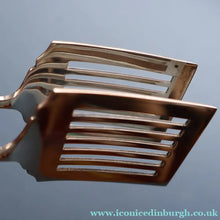 Load image into Gallery viewer, SOLID SILVER with London Hallmark (1906). Edwardian Antique Asparagus Tongs or Pastry Servers
