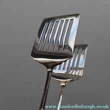 Load image into Gallery viewer, SOLID SILVER with London Hallmark (1906). Edwardian Antique Asparagus Tongs or Pastry Servers
