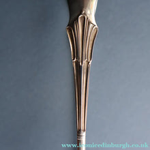 Load image into Gallery viewer, SOLID SILVER with London Hallmark (1906). Edwardian Antique Asparagus Tongs or Pastry Servers
