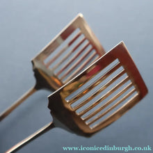 Load image into Gallery viewer, SOLID SILVER with London Hallmark (1906). Edwardian Antique Asparagus Tongs or Pastry Servers
