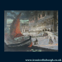 Load image into Gallery viewer, Charles Hodge Mackie Colour Woodcut of the Ducal Palace, Venice (1911)

