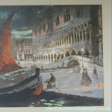 Load image into Gallery viewer, Charles Hodge Mackie Colour Woodcut the Ducal Palace Venice
