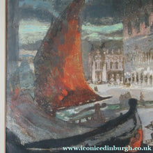 Load image into Gallery viewer, Charles Hodge Mackie Colour Woodcut the Ducal Palace Venice
