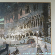 Load image into Gallery viewer, Charles Hodge Mackie Colour Woodcut the Ducal Palace Venice
