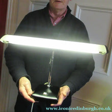 Load image into Gallery viewer, 1960s Japanese Extra Long Shade Desk Lamp Piano Lamp. Space Age
