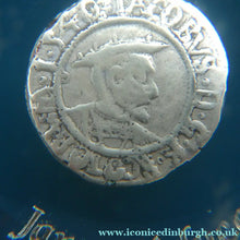 Load image into Gallery viewer, Scottish Gold James V Ducat Copy Resin Paperweight ScotGold of Banchory
