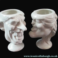 Load image into Gallery viewer, Fluck &amp; Law 1980s Prince Andrew and Sarah Fergusson Egg Cups
