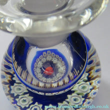 Load image into Gallery viewer, 1980s Caithness Scottish Glass Perfume Bottle Valentine's Love Heart Inclusion Millefiori
