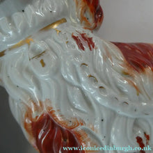 Load image into Gallery viewer, Red and White Patches. Antique Staffordshire Chimney Spaniels Dogs. Victorian
