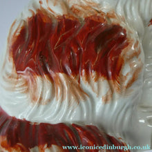 Load image into Gallery viewer, Red and White Patches. Antique Staffordshire Chimney Spaniels Dogs. Victorian
