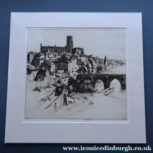Load image into Gallery viewer, STANLEY ANDERSON (1884 – 1966). Fine ORIGINAL 1920s Drypoint Etching ‘Albi’. Pencil Signed
