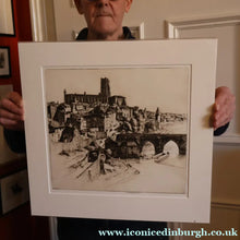Load image into Gallery viewer, STANLEY ANDERSON (1884 – 1966). Fine ORIGINAL 1920s Drypoint Etching ‘Albi’. Pencil Signed
