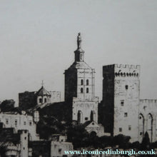 Load image into Gallery viewer, Stanley Anderson Drypoint Etching Avignon from the Rhone 1920s
