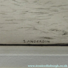 Load image into Gallery viewer, Stanley Anderson Drypoint Etching Avignon from the Rhone 1920s
