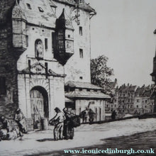 Load image into Gallery viewer, Stanley Anderson 1920s Drypoint Etching La Lieutenance Honfleur France
