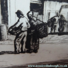 Load image into Gallery viewer, Stanley Anderson 1920s Drypoint Etching La Lieutenance Honfleur France
