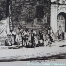 Load image into Gallery viewer, Stanley Anderson 1920s Drypoint Etching La Lieutenance Honfleur France
