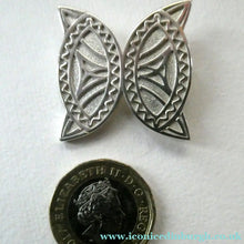 Load image into Gallery viewer, Unusual little STERLING SILVER Brooch in the Form of an Abstract Celtic Butterfly
