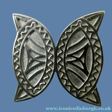 Load image into Gallery viewer, Unusual little STERLING SILVER Brooch in the Form of an Abstract Celtic Butterfly
